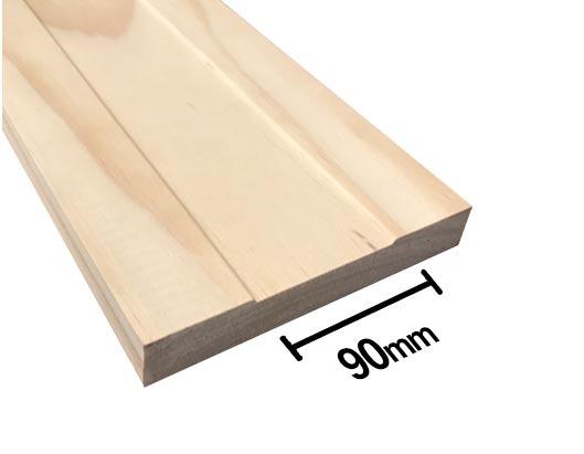 Avon - Pine Flat Jamb - 90mm Stud