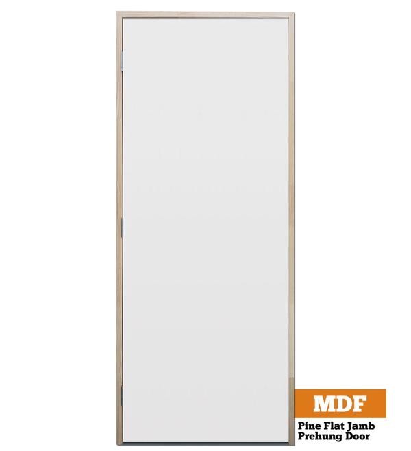 MDF Flush Panel Pine - Flat Jamb - 90mm Stud